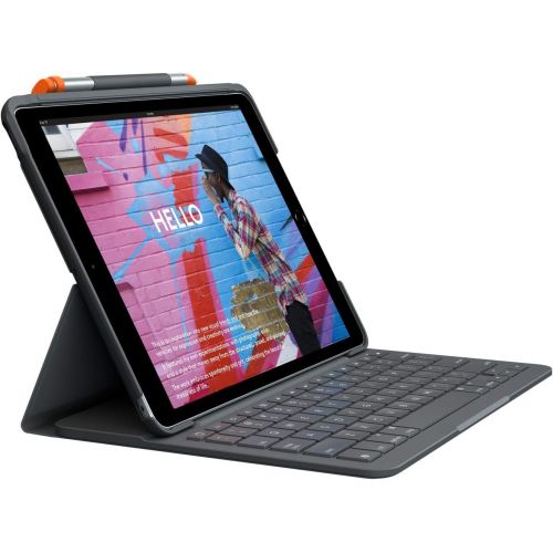 로지텍 Logitech iPad Air (3rd generation) Keyboard Case Slim Folio with integrated wireless Keyboard (Graphite)