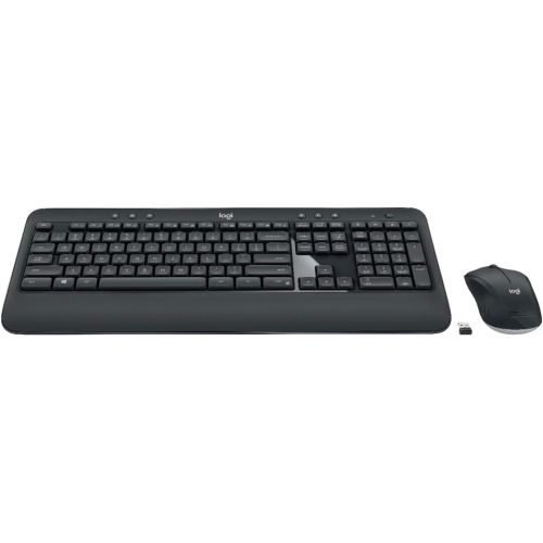 로지텍 Logitech MK540 Wireless Keyboard and Mouse Bundle with Waverest Gel Wrist Pad and Gel Mouse Pad