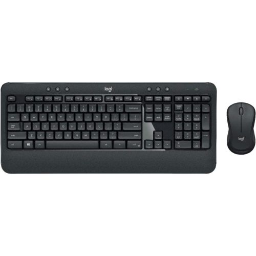 로지텍 Logitech MK540 Wireless Keyboard and Mouse Bundle with Waverest Gel Wrist Pad and Gel Mouse Pad