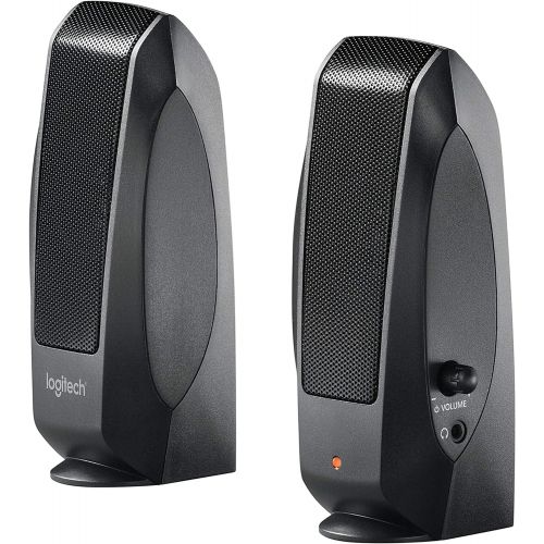 로지텍 Logitech S120 2.0 Stereo Speakers, Black