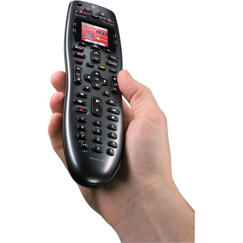 로지텍 Logitech Harmony 700 Rechargeable Remote with Color Screen (Black) [Discontinued by Manufacturer]