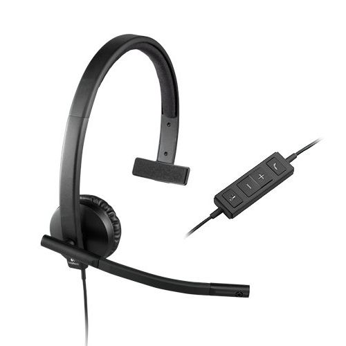 로지텍 Logitech USB H570e Corded Single-Ear Headset