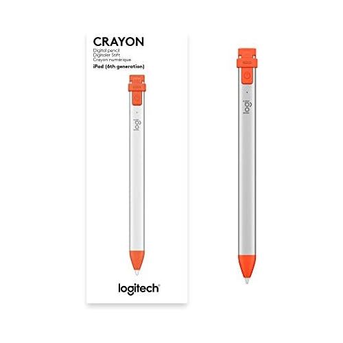 로지텍 Logitech Crayon Digital Pencil for iPad Pro 12.9-Inch (3rd Gen), iPad Pro 11-Inch, iPad (6th, 7th, 8th and 9th Gen), iPad Air (3rd, 4th and 5th Gen), iPad Mini 5, iOS 12.2 and Abov