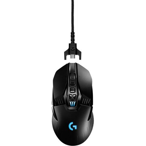 로지텍 Logitech G G903 Mouse RF Wireless Optical 16000 DPI, W125873216 (Optical 16000 DPI Ambidextrous G G903, Ambidextrous, Optical, RF Wireless, 16000 DPI, 1 ms, Black)