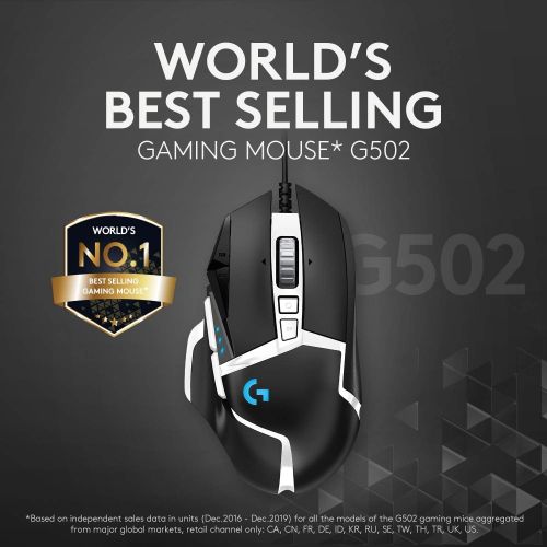 로지텍 Logitech G502 SE Hero High Performance RGB Gaming Mouse with 11 Programmable Buttons