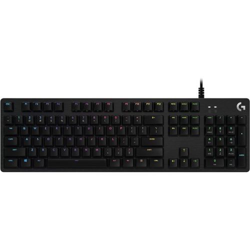 로지텍 Logitech G512 SE Lightsync RGB Mechanical Gaming Keyboard with USB Passthrough - Black