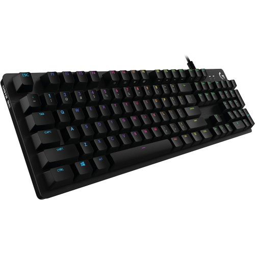 로지텍 Logitech G512 SE Lightsync RGB Mechanical Gaming Keyboard with USB Passthrough - Black