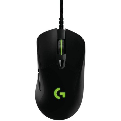 로지텍 Logitech G403 Prodigy RGB Gaming Mouse ? 16.8 Million Color Backlighting, 6 Programmable Buttons, Onboard Memory, Up to 12,000 DPI