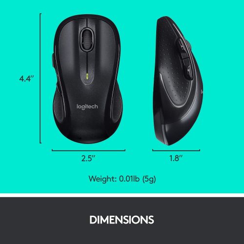 로지텍 Logitech MK710 Wireless Keyboard and Mouse Combo  Includes Keyboard and Mouse, Stylish Design, Built-In LCD Status Dashboard, Long Battery Life