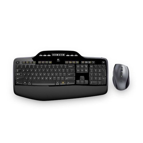 로지텍 Logitech Wireless Desktop MK710 - Keyboard - wireless - 2.4 GHz - mouse - USB wireless receiver - English - US - WLS DESKTOP MK710 UNIFY RECEIVER