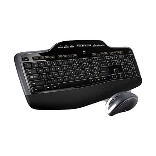 로지텍 Logitech Wireless Desktop MK710 - Keyboard - wireless - 2.4 GHz - mouse - USB wireless receiver - English - US - WLS DESKTOP MK710 UNIFY RECEIVER