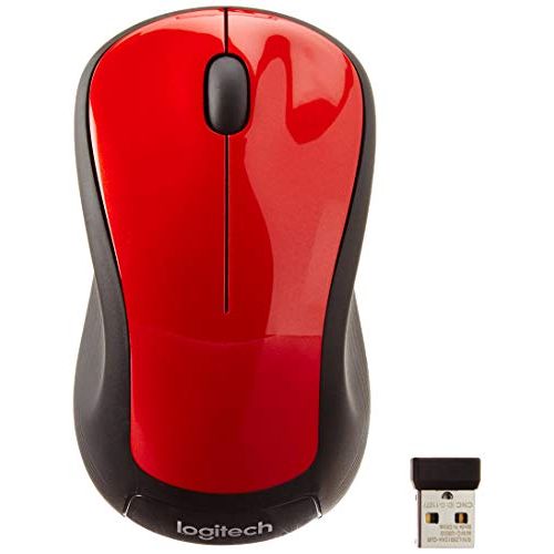 로지텍 Logitech M310 red Full Size Wireless Mouse