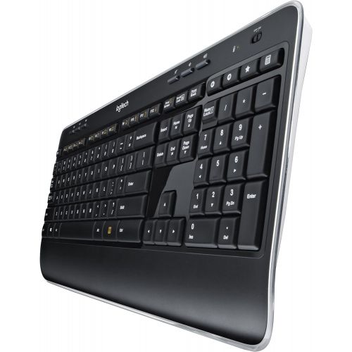 로지텍 Logitech MK520 Wireless Keyboard and Mouse Combo  Keyboard and Mouse, Long Battery Life, Secure 2.4GHz Connectivity