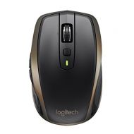 Logitech MX Anywhere 2 Wireless Mouse  Use On Any Surface, Hyper-Fast Scrolling, Rechargeable, for Apple Mac or Microsoft Windows Computers and laptops, Meteorite