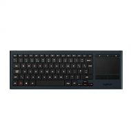 Logitech K830 Illuminated Living-Room Keyboard with Built-in Touchpad  Easy-access Media Keys and Shortcut Keys for Windows or Android