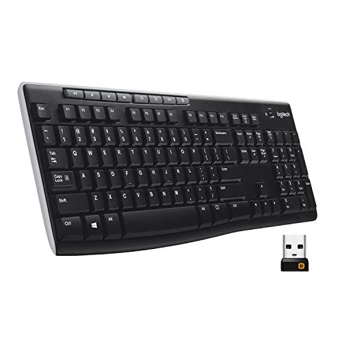 로지텍 Logitech Wireless Keyboard K270 with Long-Range Wireless