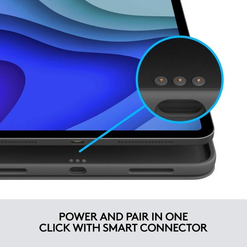 로지텍 [아마존베스트]Logitech Folio Touch iPad Keyboard Case with Trackpad and Smart Connector for iPad Pro 11-inch  Grey