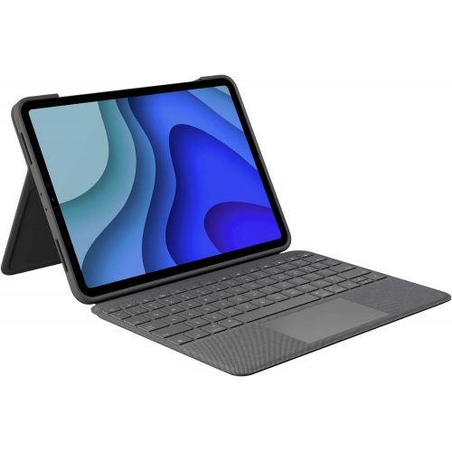 로지텍 [아마존베스트]Logitech Folio Touch iPad Keyboard Case with Trackpad and Smart Connector for iPad Pro 11-inch  Grey