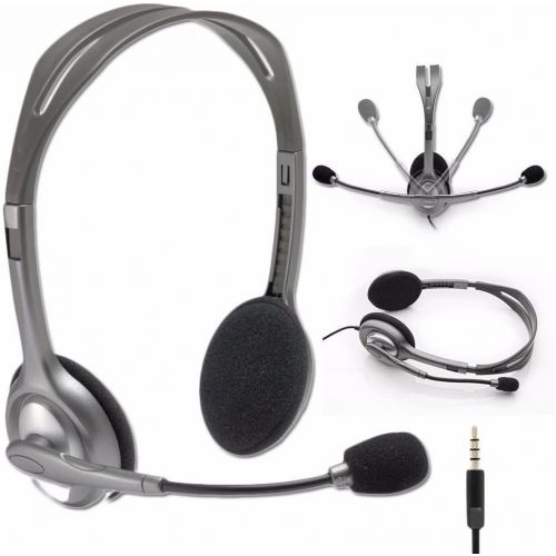 로지텍 [아마존베스트]Logitech Stereo Headset H111/H110 with Noise Cancelling Microphone - Bulk Packaging