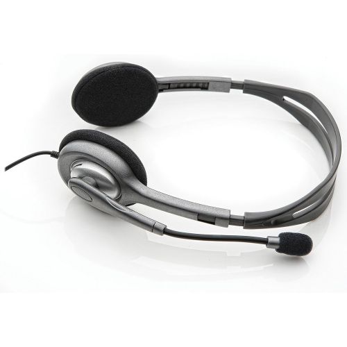 로지텍 [아마존베스트]Logitech Stereo Headset H111/H110 with Noise Cancelling Microphone - Bulk Packaging
