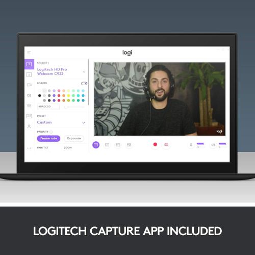 로지텍 [아마존베스트]Logitech C922x Pro Stream Webcam  Full 1080p HD Camera