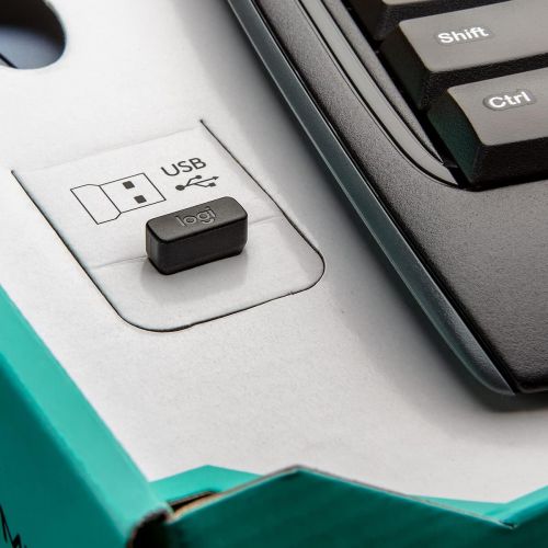 로지텍 [아마존베스트]Logitech MK335 Wireless Keyboard and Mouse Combo - Black/Silver