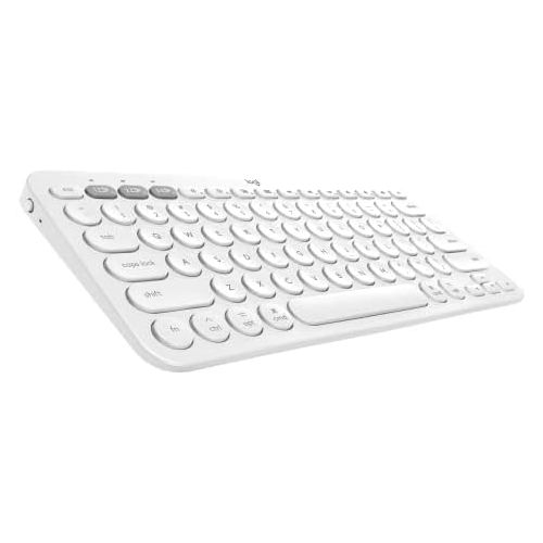 로지텍 [아마존베스트]Logitech K380 Multi-Device Wireless Bluetooth Keyboard for Mac - Off White