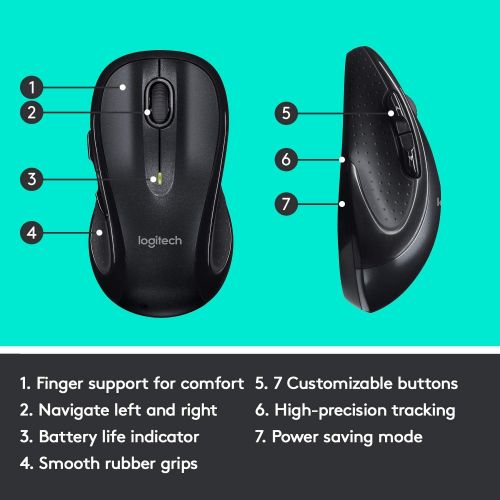 로지텍 [아마존베스트]Logitech MK735 Performance Wireless Keyboard & Mouse Combo