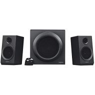 Logitech Z333 2.1 speaker system with subwoofer Deep bass, 80 watts peak power, 3.5mm & RCA inputs, multi device, control unit, EU plug, PC / PS4 / Xbox / TV / phone / tablet Bla