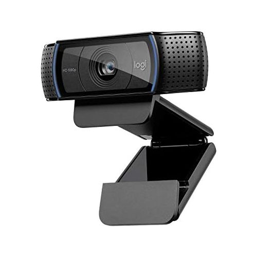 로지텍 [아마존베스트]Logitech C920 HD Pro Webcam for Amazon, Full HD 1080p / 30fps Video Calling, Clear Stereo Sound, HD Light Correction, For Skype, Zoom, FaceTime and Hangouts, PC / Mac / Laptop / Ma