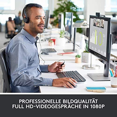 로지텍 [아마존베스트]Logitech C920 HD Pro Webcam for Amazon, Full HD 1080p / 30fps Video Calling, Clear Stereo Sound, HD Light Correction, For Skype, Zoom, FaceTime and Hangouts, PC / Mac / Laptop / Ma