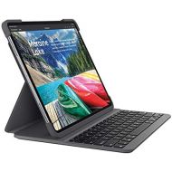 [아마존베스트]Logitech Slim Combo iPad Case with Wireless Keyboard, grey