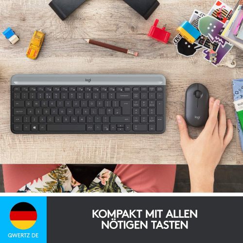 로지텍 [아마존베스트]Logitech Wireless Keyboard and Mouse Set