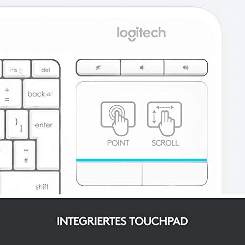 로지텍 [아마존베스트]Logitech Wireless Touch Keyboard K400+