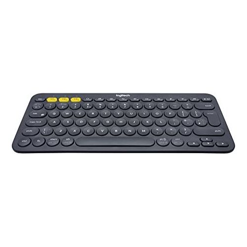 로지텍 [아마존베스트]Logitech K380 wireless Bluetooth keyboard, multi-device & easy-switch feature, Windows and Apple shortcuts, PC / Mac / tablet / mobile phone / Apple iOS + TV, English QWERTY layout