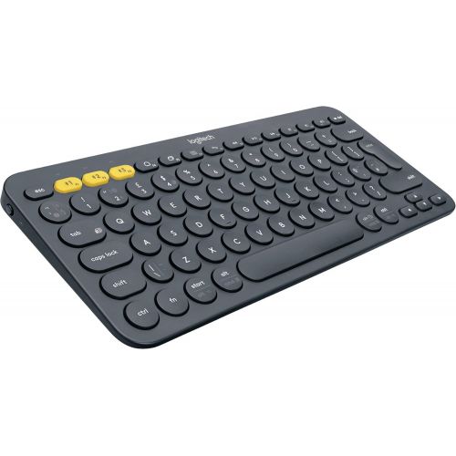 로지텍 [아마존베스트]Logitech K380 wireless Bluetooth keyboard, multi-device & easy-switch feature, Windows and Apple shortcuts, PC / Mac / tablet / mobile phone / Apple iOS + TV, English QWERTY layout