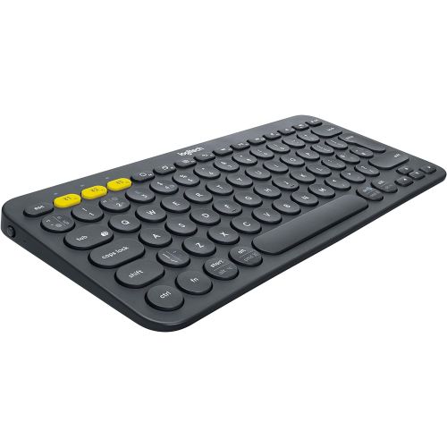 로지텍 [아마존베스트]Logitech K380 wireless Bluetooth keyboard, multi-device & easy-switch feature, Windows and Apple shortcuts, PC / Mac / tablet / mobile phone / Apple iOS + TV, English QWERTY layout