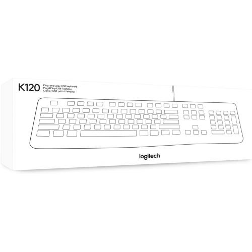 로지텍 [아마존베스트]Logitech Keyboard K120 for Business White - Qwertz German layout