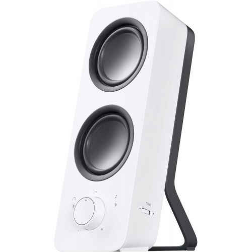 로지텍 Logitech Multimedia Speakers Z200 with Stereo Sound for Multiple Devices, White