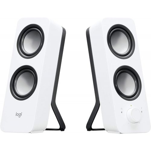 로지텍 Logitech Multimedia Speakers Z200 with Stereo Sound for Multiple Devices, White