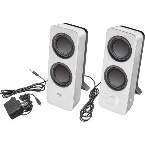 로지텍 Logitech Multimedia Speakers Z200 with Stereo Sound for Multiple Devices, White