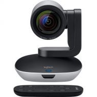 Logitech PTZ PRO 2 Video Camera for Conference Rooms, HD 1080p Video - Auto-focus USB BlackSilver