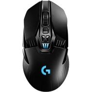 Logitech G903 LIGHTSPEED Wireless Gaming Mouse W/ Hero 25K Sensor, PowerPlay Compatible, 140+ Hour with Rechargeable Battery and Lightsync RGB, Ambidextrous, 107G+10G optional, 25,600 DPI, Black