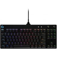 Logitech G PRO Mechanical Gaming Keyboard, Ultra Portable Tenkeyless Design, Detachable Micro USB Cable, 16.8 Million Color LIGHTSYNC RGB Backlit Keys