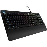 Logitech G213 Prodigy Gaming Keyboard, LIGHTSYNC RGB Backlit Keys, Spill-Resistant, Customizable Keys, Dedicated Multi-Media Keys - Black