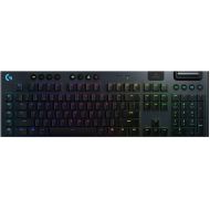 Logitech G915 LIGHTSPEED RGB Mechanical Gaming Keyboard, Low Profile GL Tactile Key Switch, LIGHTSYNC RGB, Advanced Wireless and Bluetooth Support - Tactile,Black