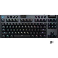 Logitech G915 TKL Tenkeyless Lightspeed RGB Mechanical Gaming Keyboard, Low Profile Switch Options, LIGHTSYNC RGB, Advanced Wireless and Bluetooth Support - Tactile (Renewed)