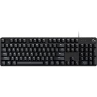 Logitech G413 SE Full-Size Mechanical Gaming Keyboard - Backlit Keyboard with Tactile Mechanical Switches, Anti-Ghosting, Compatible with Windows, macOS - Black Aluminum