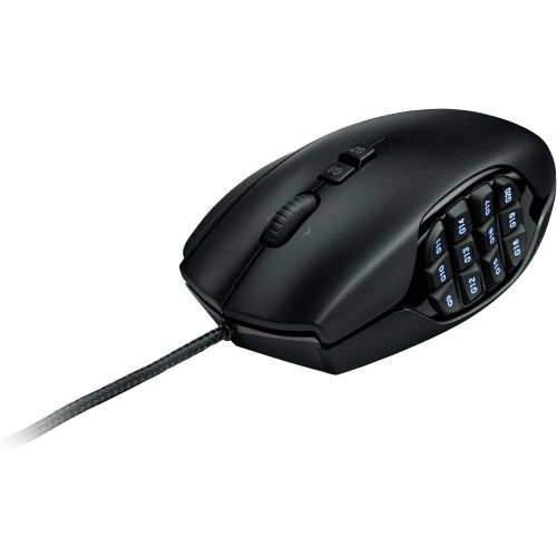  Logitech G600 MMO Gaming Mouse, RGB Backlit, 20 Programmable Buttons