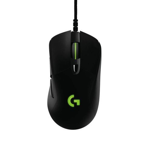  Logitech G403 Prodigy RGB Gaming Mouse  16.8 Million Color Backlighting, 6 Programmable Buttons, Onboard Memory, Up to 12,000 DPI